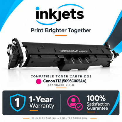 Canon T12 (5096C005AA) Magenta Standard Yield Compatible Toner Cartridge