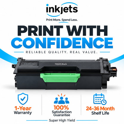 Brother TN925 Black Super High Yield Compatible Toner Cartridge