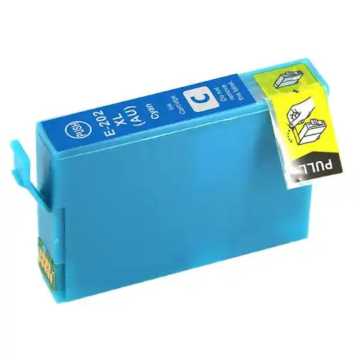 Epson 202XL (T202XL220-S) Cyan High-Yield Remanufactured Ink Cartridge