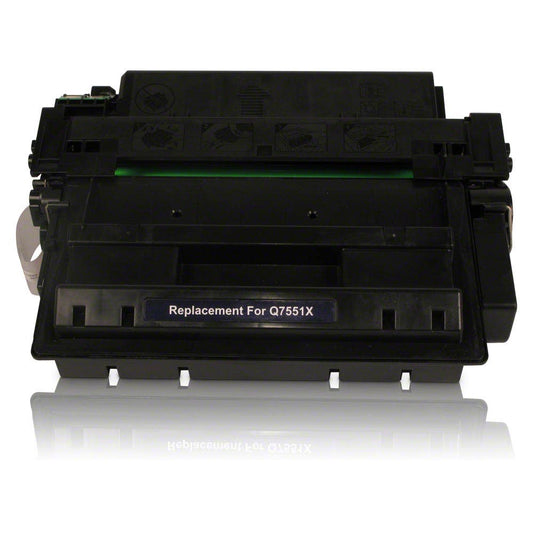 HP 51X (Q7551X) Black High-Yield Remanufactured Toner Cartridge