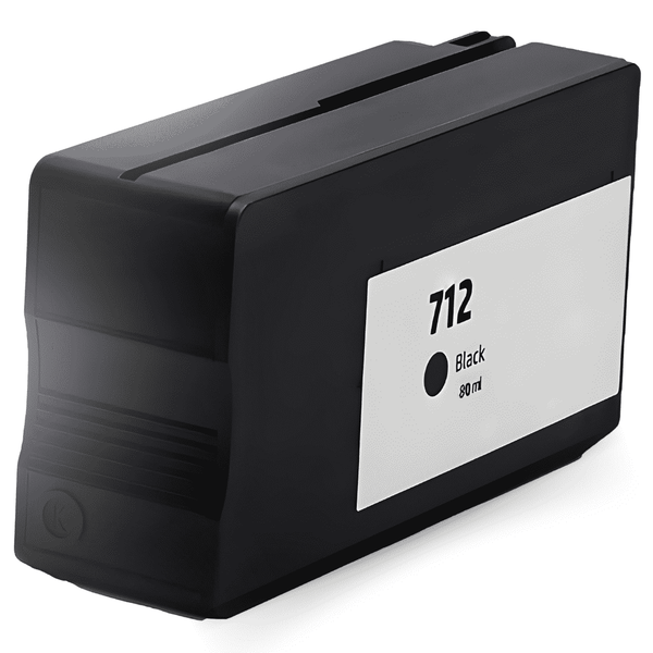 Remanufactured HP 712 Standard Yield Black Ink Cartridge | Inkjets.com