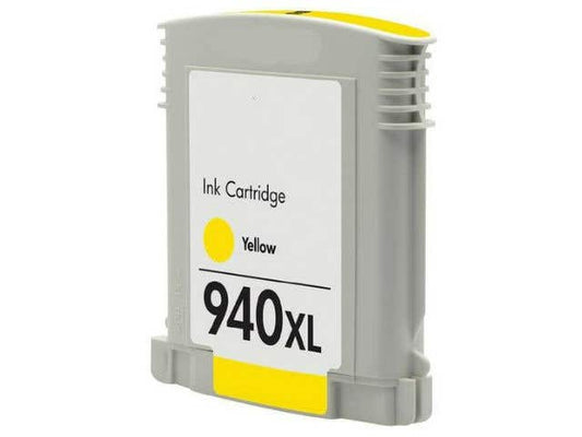 HP 940XL (C4909AN) Yellow High-Yield Remanufactured Ink Cartridges