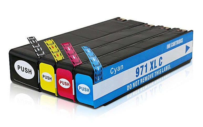 HP 970XL & 971XL High-Yield Remanufactured Ink Cartridge 4-Pack Combo ...
