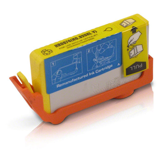 HP 920XL (CD974AN) Yellow High-Yield Remanufactured Ink Cartridge