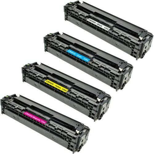 HP 125A Compatible Toner Cartridge 4-Pack Combo