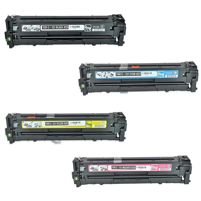Canon 131 Compatible Toner Cartridge 4-Pack Combo