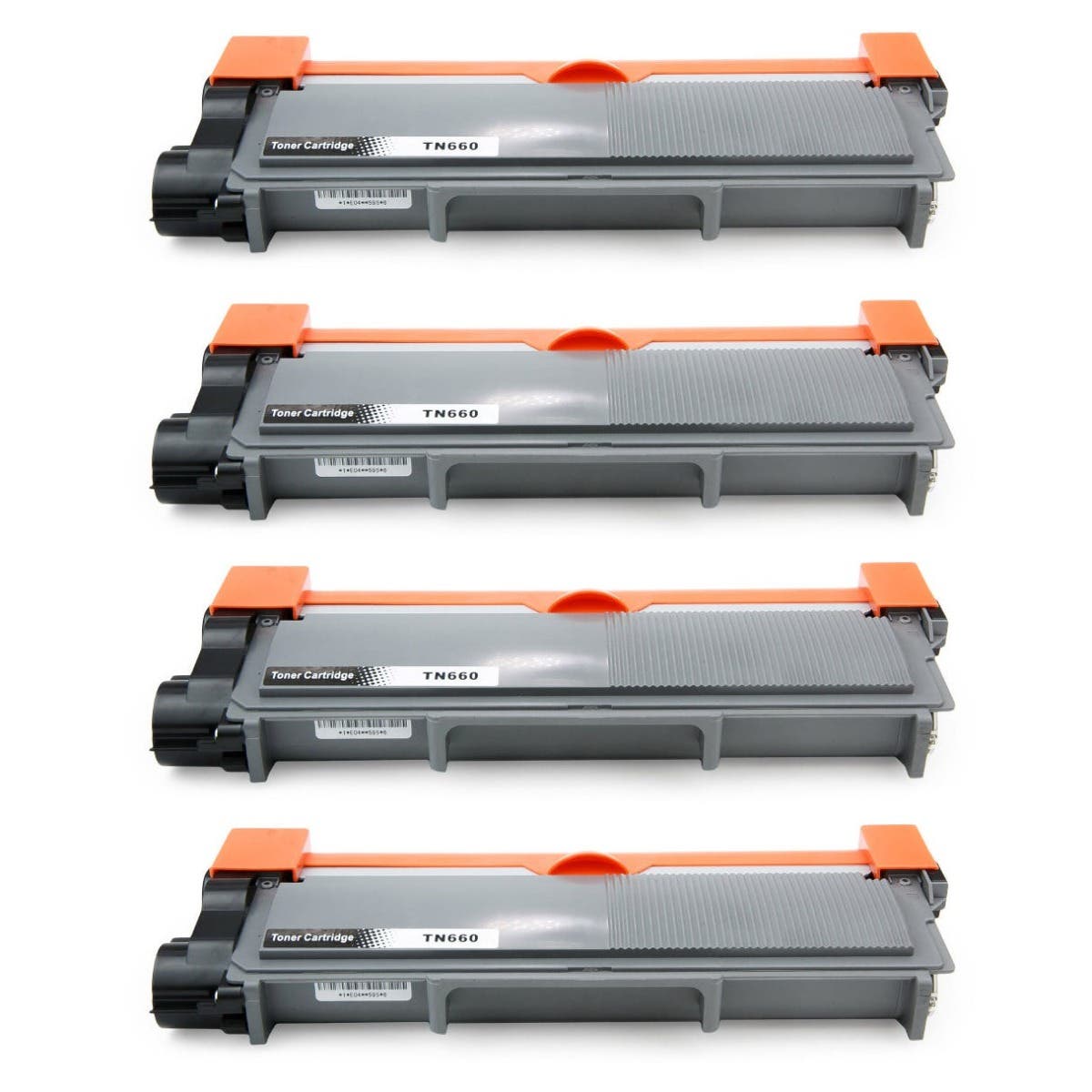 Brother TN660 (Replaces TN630) Black Compatible High-Yield Toner Cartridge 4-Pack