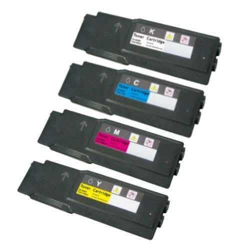Xerox Phaser 6600 / WorkCentre 6605 High-Yield Compatible Toner Cartridge 4-Pack Combo