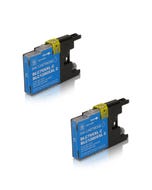 Brother LC79C Compatible Ink Cartridge - Cyan Twin Pack