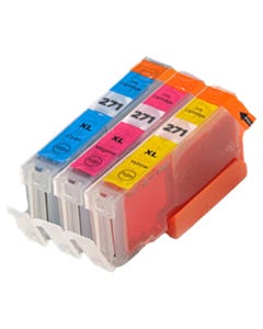 PGI-270XL & CLI-271XL Color Compatible High Yield Ink Cartridge 3-Pack