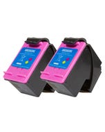 HP 63XL Color (F6U63AN) Remanufactured High Yield Ink Cartridge Twin Pack