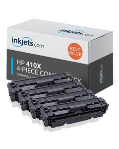 HP 410X High-Yield Compatible Toner Cartridge 4-Pack Combo_Inkjets.com