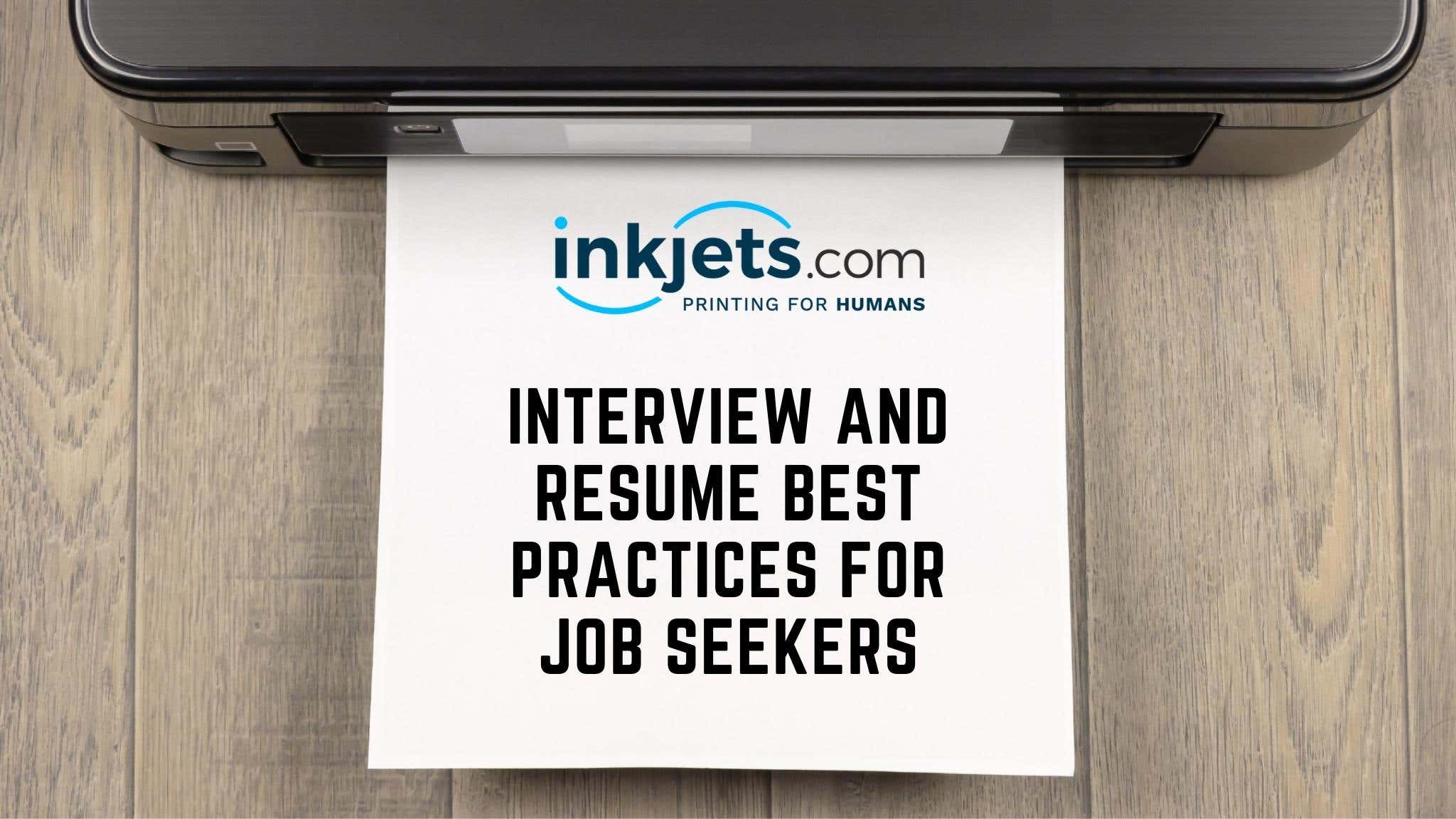Interview and Resume Best Practices for Job Seekers Banner