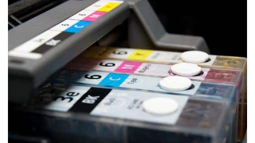 close up photo of ink cartridge